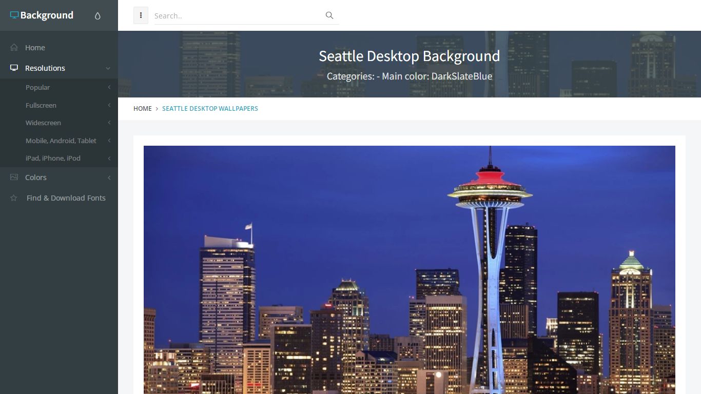 Seattle Desktop Background